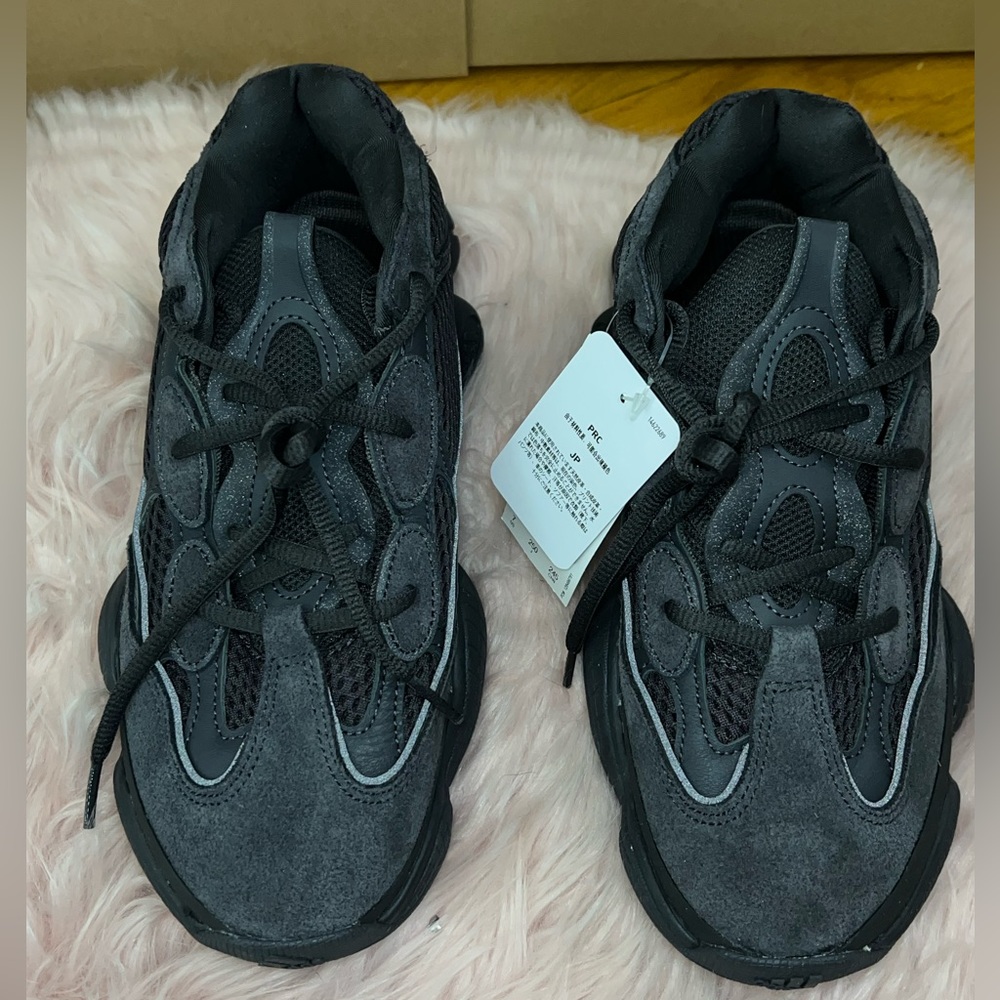 Adidas Originals Yeezy 500 Utility Black Sneakers NIB
